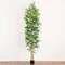 10ft. Green Artificial Bamboo Tree with Real Bamboo Trunks